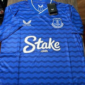 ENGLAND Premier EVERTON FC Men;s JERSEY Sz M,L,XL,2XL by Castore